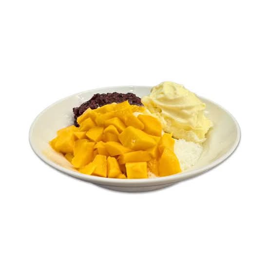 芒果白雪黑糯米（冷） Mango and Black Sticky Rice with Milk Shave Ice (C)